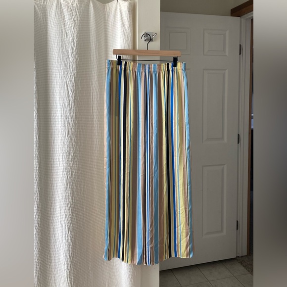 Favorite Daughter Easy Wide Leg Pants in Riviera Stripe - Picture 3 of 5